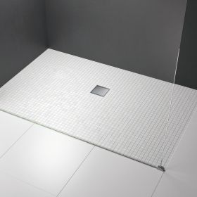 Novellini Timber Wet-Floor Kit 2 1000 x 1000mm Central (QKIT2G1)