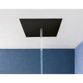 Crosswater MPRO Stream Shower Head Matt Black - PRO380M