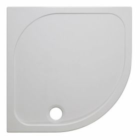Crosswater Stone Resin Shower Trays 45mm Edge Waste Quadrant 900mm Quad