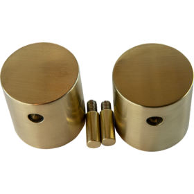 Crosswater MPRO Crossbox Handles (pair) Brass