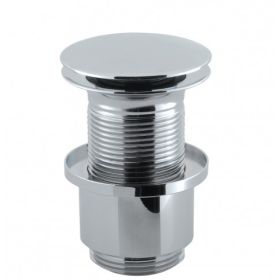Crosswater Unslotted Basin Click Clack Waste - Extended Thread