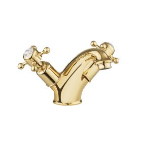Crosswater Belgravia Unlacquered Brass Basin Monobloc BL110DNQ