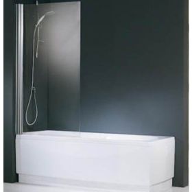 Novellini Aurora 1 - Hinged Bath Screen