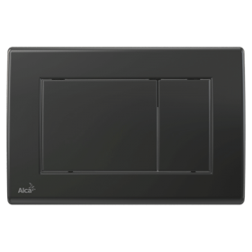 Alca Basic Flush Plate (rectangular) – Matt Black