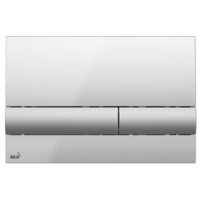 Alca Basic Flush Plate – Chrome/Matt Chrome