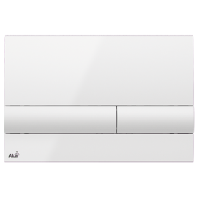 Alca Basic Flush Plate – White
