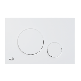 Alca Thin Flush Plate (Round) - Matt White