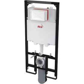 Alca 1.2m slim frame & cistern (8cm deep)