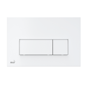 Alca Thin Flush Plate (Rectangular) - White