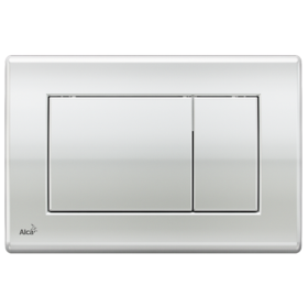 Alca Basic Flush Plate (rectangular) - polished Chrome