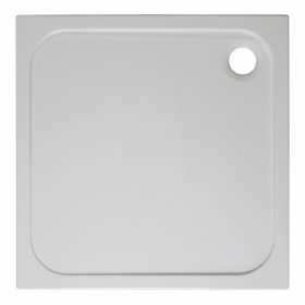 Crosswater Simpsons Square 800mm 45mm Stone Resin Shower Tray