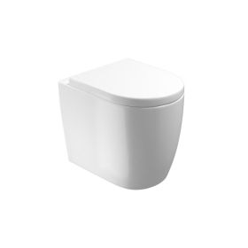 Saneux UNI back to wall WC pan - rimless -  Gloss White