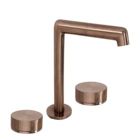 Just Taps Evo 3 hole deck mounted basin mixer