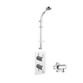 Just Tap Round Thermostat with Slider Rail