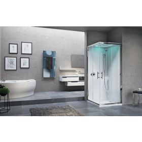 Novellini EON A90 Standard Sliding Door Enclosure (No Dome)