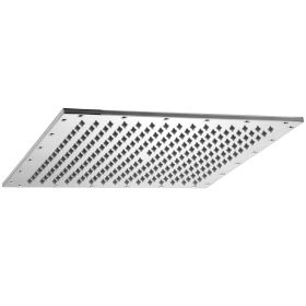 Just Taps Square Fixed Shower Head 350mm x 350mm - Chrome