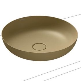 Kaldewei Miena 380mm Washbasin with Easy Clean Finish - Matte Prairie Beige - 909406003442