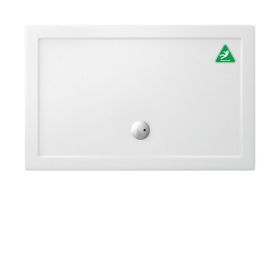 Crosswater Walk In 35mm Anti-Slip Acrylic Shower Trays White Finish 1700 x 800mm