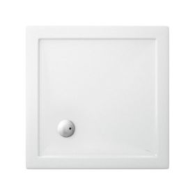 Crosswater Square 35mm Acrylic Shower Trays White Finish 900 x 900mm