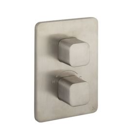Crosswater Atoll / Glide II & Marvel Crossbox 2 Outlet Multi-flow Valve (1500 Valve) - Brushed Stainless Steel