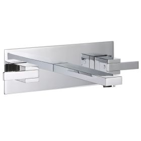 Just Taps Athena Lever Wall Mounted Basin Mixer