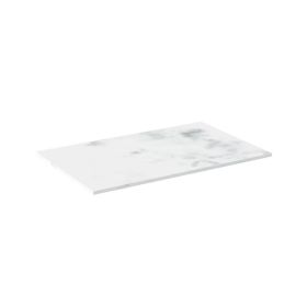 Saneux AUSTEN 72cm countertop - Matt Carrara White - Solid surface - 12mm