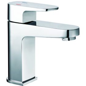 Just Taps Base Mini Basin Mixer With Click Clack Waste