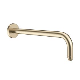 Crosswater 350mm Wall Mounted Shower Arm-Brushed Brass