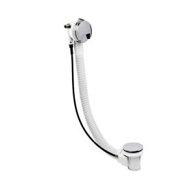 Crosswater VS Slimline Extended Bath Pop-Up Waste with Filler 81-90cm