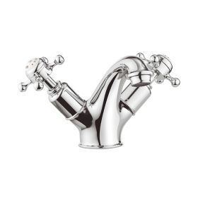 Crosswater Belgravia Crosshead Basin Monobloc -without pop-up waste-Chrome