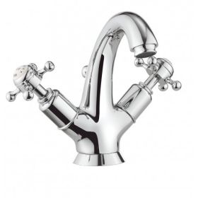 Crosswater Belgravia Crosshead Highneck Basin Monobloc-Chrome