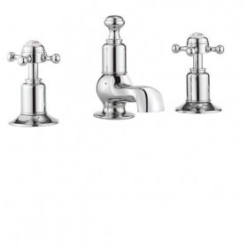 Crosswater Belgravia Crosshead Basin 3 Hole Set