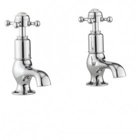Crosswater Belgravia Crosshead Cloakroom Basin Taps-Chrome-BL150DNC
