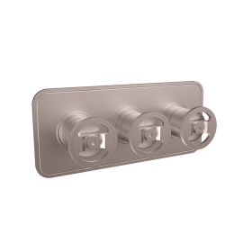 Crosswater Union Brushed Nickel Landscape Shower Valve With 2 Way Diverter