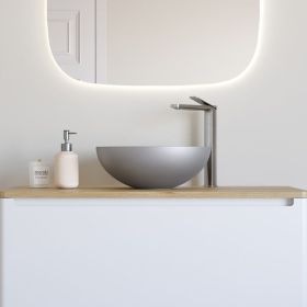 Crosswater Circus Brushed Stainless Steel Countertop Basin