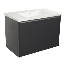 Just Taps City 800 Anthracite with internal draw, sensor, bottom light
