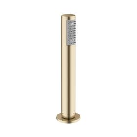 Crosswater MPRO Follow Me Round Shower Handset and Hose - Brushed Brass