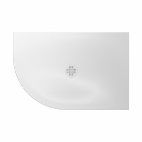 Crosswater Creo 1200 x 800mm Offset Quadrant Shower Tray Left Hand