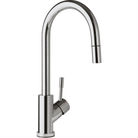 Villeroy Boch Umbrella Flex Kitchen tap of Stainless steel, stainless steel massive polished