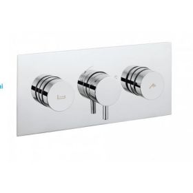 Crosswater Dial Bath Valve 2 Control with Kai Lever Trim - Landscape