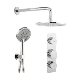 Crosswater Dial Valve 2 Control with Pier Trim Shower Kit