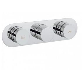 Crosswater Dial Bath Valve 2 Control with Central Trim