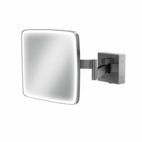HIB Eclipse Square LED Magnifying Mirror
