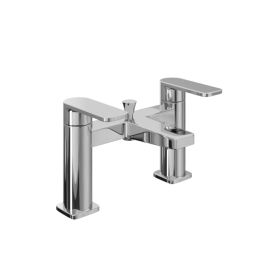 Abacus Edge Deck Mounted Bath Filler Chrome