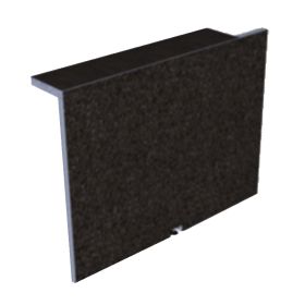 Abacus Bath End Panel With Lip - Right Hand