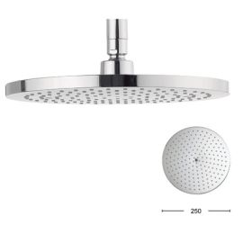 Crosswater Round Central 300mm Brass Shower Head