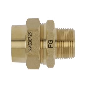FlexiGas 15 mm X 1/2" Male Straight Connector
