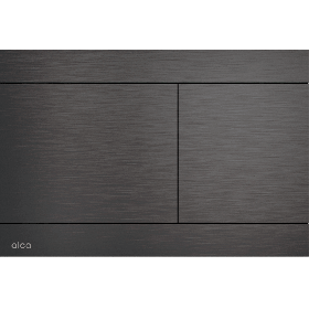 Alca Fun Flat Flush Plate - PVD Brushed Gunmetal