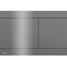 Alca Fun Flat Flush Plate - PVD Brushed Gunmetal