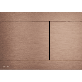 Alca Fun Flat Flush Plate - PVD Polished Rose Gold